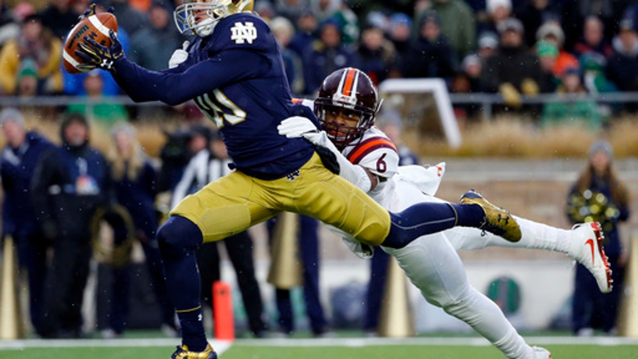 Evans rallies Virginia Tech to 34-31 victory over Notre Dame